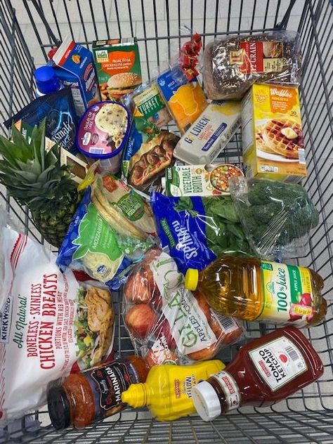 Mini Breakfast Food, Aldi Haul, Aldi Shopping List, Turkey Lunch Meat, Candy Grapes, Cotton Candy Grapes, College Grocery, Healthy Groceries, Grocery Haul