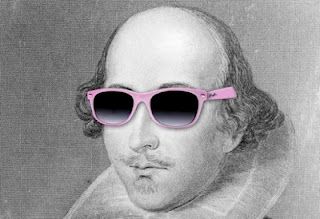 Surely Shakespeare should have better taste in sunglasses? Iambic Pentameter, English Degree, Reading Shakespeare, Shakespeare Sonnets, Teaching Shakespeare, Globe Theatre, English Major, Shakespeare Quotes, Shakespeare Plays