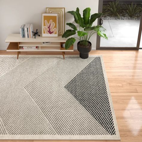 Mid century modern rug