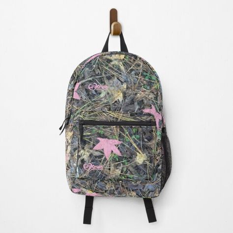 Redbubble Stylish School Bags, Camo Backpack, Camo And Pink, Girly Bags, Girly Accessories, Cute Backpacks, Pretty Bags, Pink Backpack, Pink Camo