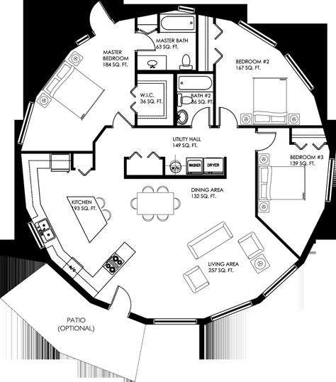 **PreFab affordable homes. The Rhododendron Dome House Interior Design, Saltbox House Plans, Yurt Ideas, Cob House Plans, Round House Plans, Modular Home Plans, Yurt Home, Yurt Living, Silo House