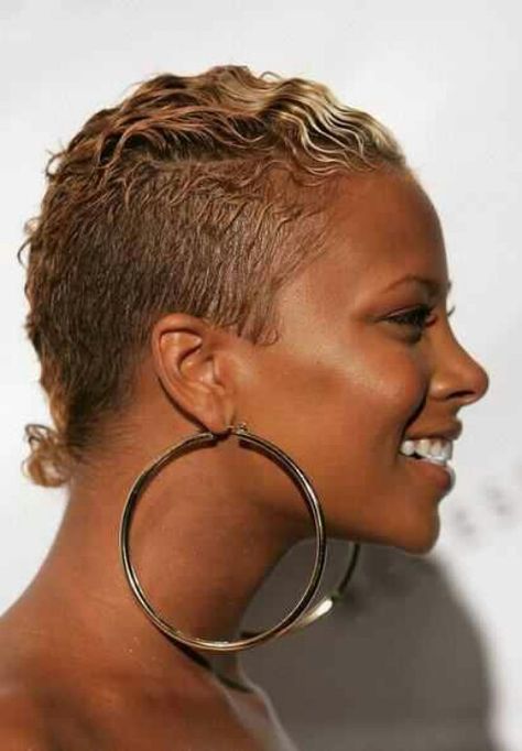 Eva Pigford Hair Clay Mask, Eva Pigford, Clay Hair Mask, Hair Perming, Indian Hair Cuts, Eva Marcille, Short Hair Styles African American, Short Hairstyles For Black Women, Tapered Sides