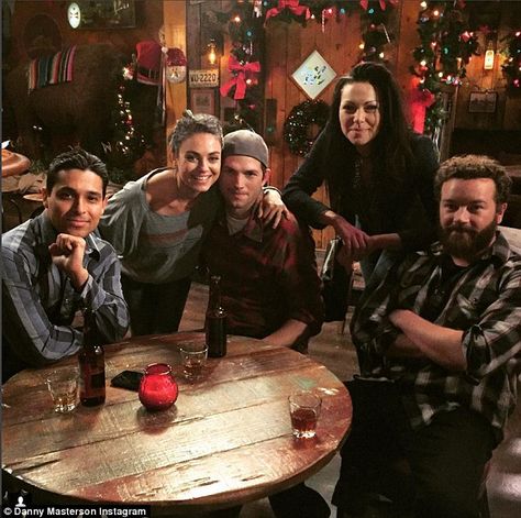 Blast from the past: That '70s Show stars Ashton Kutcher and Danny Masterson had a mini re... The Ranch Tv Show, The Ranch Netflix, That 70s Show Cast, Eric And Donna, The 70s Show, Jackie And Hyde, Steven Hyde, Danny Masterson, Jackie Burkhart