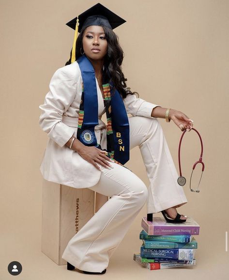 Poses For Graduation Photos, Poses For Graduation, Graduation Outfit Ideas University, Nursing School Graduation Pictures, Graduation Pose, Nursing Graduation Pictures, Divinely Guided, College Graduation Pictures Poses, College Graduation Photoshoot