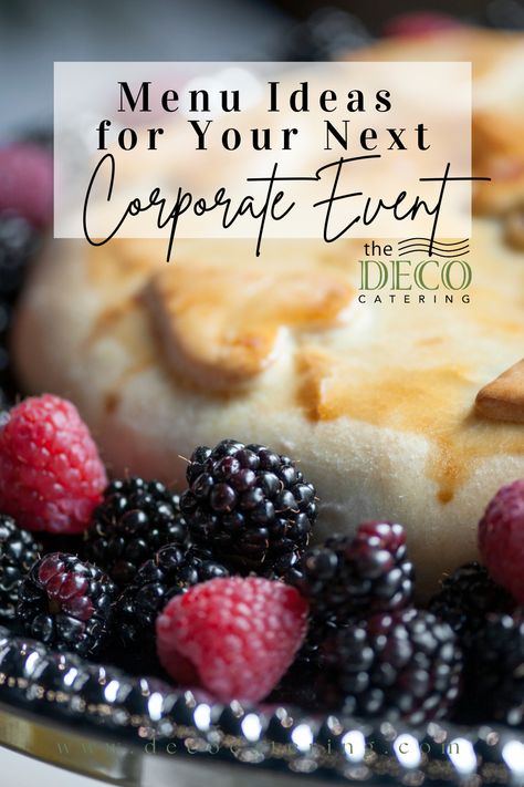 Planning your next work event? Check out our Menu Ideas for Your Next Corporate Event Catering! 🍽️ Corporate Brunch Event, Catering Menu Design Templates, Business Lunch Menu Ideas, Corporate Lunch Ideas Catering, Corporate Breakfast Ideas, Private Chef Menu Ideas, Banquet Menu Ideas, Lunch Catering Ideas, Luncheon Menu Ideas