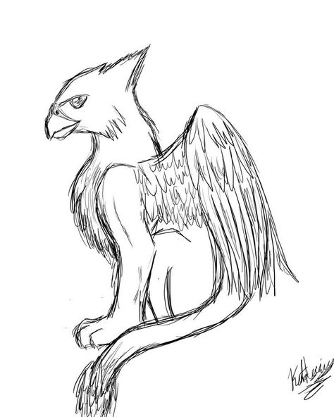 Mythical Creatures <3 by ASTRID5268 on Pinterest | Mythical ... Mythical Creature Drawings Sketches, Fantasy Griffin, Mythical Drawings, Mystical Creatures Drawings, Cool Mythical Creatures, Griffin Mythical, Greek Mythical Creatures, Fantasy Creatures Mythology, Creatures Drawing