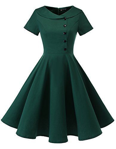 Discover the latest vintage dresses online. 1000+ styles with new drops daily. Free shipping and free returns on eligible items. Shop top dress brands for women. Flare Dress Casual, Vintage Dresses Online, 1950s Retro, Albus Dumbledore, Classy Dress Outfits, Vintage Short, Elegant Dresses For Women, X Reader, Girls Fashion Clothes