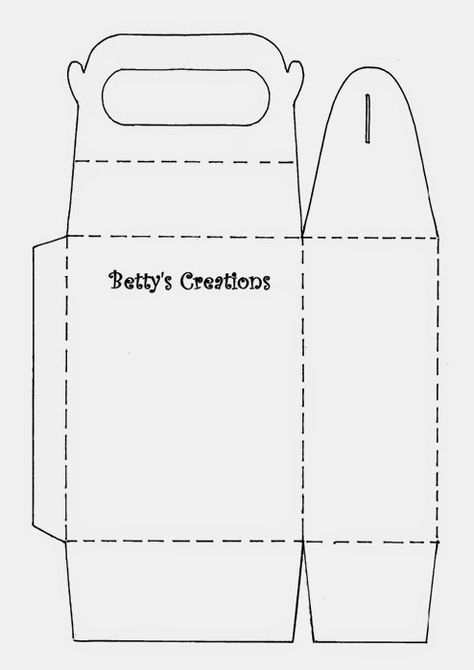 Paper Bag Template, Free Printable Patterns, Template Free Printable, Bag Template, Box Templates, Loot Bags, Templates Printable Free, Box Template, Printable Patterns