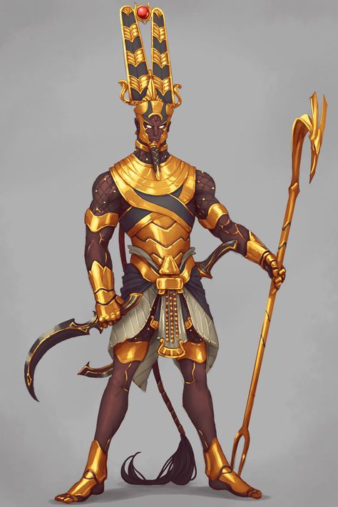 🤴🏿🤴🏿🤴🏿🤴🏿🤴🏿🤴🏿🤴🏿🤴🏿🤴🏿 Egyptian Warrior, Egypt Concept Art, Ancient Egypt Gods, Gods Of Egypt, Egyptian God, Afrocentric Art, Egypt Art, Egyptian Mythology, Egyptian Goddess