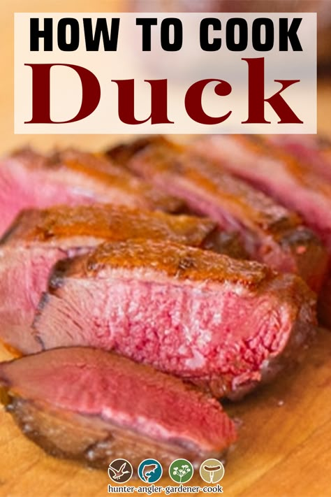 Wild Duck Breast Recipes Easy, How To Cook Duck In Oven, Baked Duck Breast Recipes, Grilled Duck Breast Recipes, Cooking Duck Breast, Wood Duck Recipes, How To Cook Duck Breast, Wild Duck Breast Recipes, Duck Recipes Breast