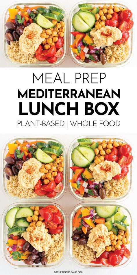 Mediterranean Meal Prep, Mediterranean Lunch, Meal Prep Lunch Box, Mediterranean Diet Food List, Winter Salads, Mediterranean Recipes Healthy, Mediterranean Diet Recipes Dinners, Meal Prep Lunch, Prep Lunch