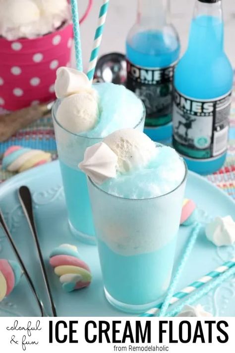 Ice Cream Floats For A Gender Reveal Party From Remodelaholic.com Colorful ice cream floats. Ice cream float recipes. Crockpot Chicken Tortilla Soup Recipes, Crockpot Chicken Tortilla Soup, Vintage Christmas Sheet Music, Ice Cream Float Recipes, Beer Ice Cream, Chicken Tortilla Soup Crock Pot, Ice Cream Float, Chicken Tortilla Soup Recipe, Float Recipes