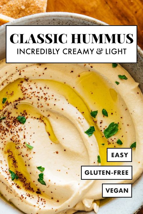 Make CREAMY, dreamy, LIGHT and fluffy hummus with this easy recipe! The best hummus you’ve every had is only 30 minutes away! #besthummus #hummusrecipe #homemadehummus #creamyhummus #cookieandlate The Best Hummus, Best Hummus Recipe, Best Hummus, Classic Hummus, Hummus Recipe Homemade, Meal Prep Plans, Homemade Hummus, Hummus Recipe, Idee Pasto Sano