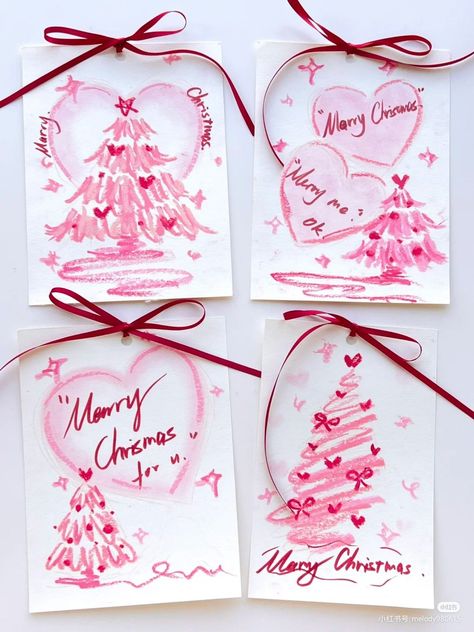 Cute Handmade Gifts For Boyfriend For Christmas, Christmas Diy Cards For Boyfriend, Card Ideas For Boyfriend Christmas, Diy Christmas Gifts For Boyfriend Creative Crafts, Merry Christmas Card Ideas Handmade, Christmas Card Aesthetic Ideas, Christmas Card Aesthetic Handmade, Christmas Card Easy Drawing, Christmas Love Drawing