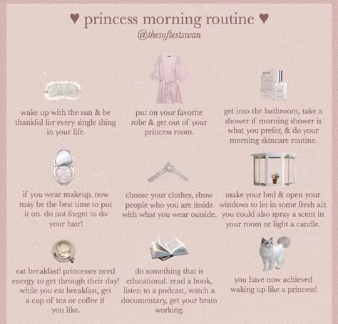 Princess Morning Routine, Sophia Coppola, Princess Life, Im A Princess, Etiquette And Manners, Ethereal Aesthetic, Niche Memes, Morning Skincare, Princess Core