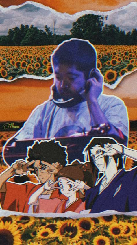 🎶🐓🦋🐡🌻 Japanese Hip Hop Aesthetic, Nujabes Aesthetic, Samurai Champloo Aesthetic, Nujabes Wallpaper, Music Related Wallpapers, Samurai Champloo Wallpapers, Beck Mongolian Chop Squad, Mongolian Chop Squad, Vagabond Manga