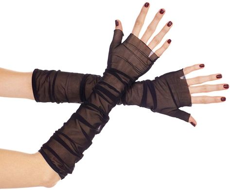 Fishnet Gloves, Mesh Gloves, Gloves Fingerless, Gloves Fashion, Red Gloves, Gloves Design, Distressed Shirt, Emo Outfits, Black Mesh