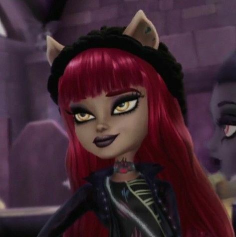 Monster High Red Hair, Red Haired Cartoon Characters, Red Hair Costume, Characters With Red Hair, Monster High Icon, Red Hair Halloween Costumes, Monster High Pfp, High Pfp, Howleen Wolf