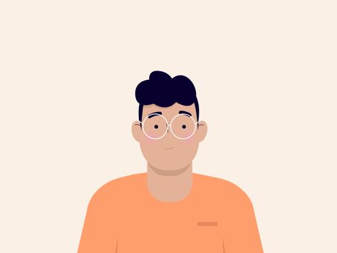 Character Animation Gif, After Effects Character Animation, Profile Animation, Animation Face, Face Animation, Animation Icon, Animation Walk Cycle, Minimalist Cartoon, Articulate Storyline