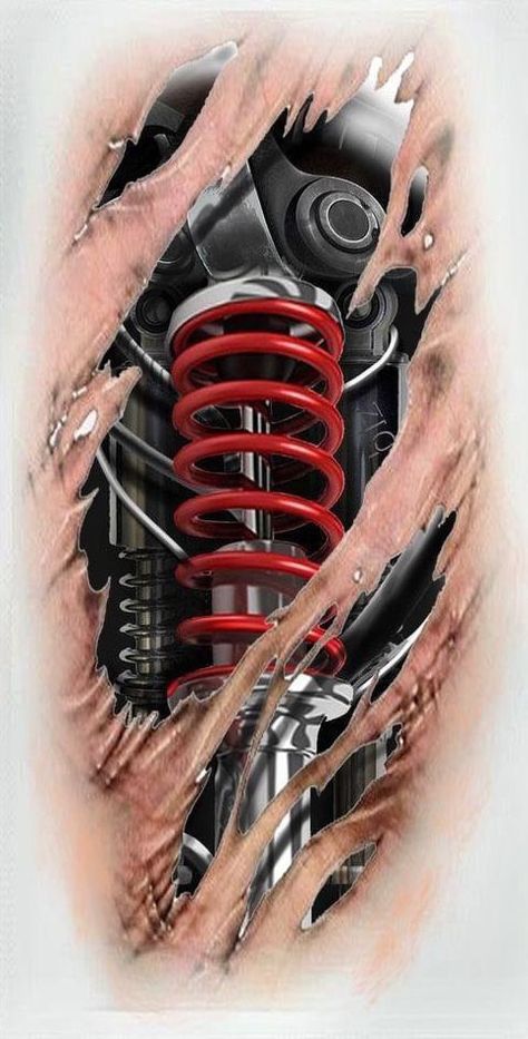 Bio Mech Tattoo, Mech Tattoo, Biomechanical Tattoo Arm, Mechanical Arm Tattoo, Piston Tattoo, Ripped Skin Tattoo, Biomechanical Tattoo Design, Engine Tattoo, Gear Tattoo