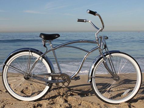 Firmstrong Single Speed Men's 26 Inch Beach Cruiser Bike Black Chrome | Beachbikes Beach Cruiser Bicycle, Cruiser Bikes, Beach Cruiser Bike, Single Speed Bike, Beach Cruiser Bikes, Bike Ideas, Cruiser Bicycle, Speed Bike, Custom Bicycle