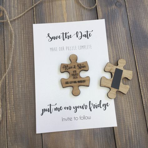 Magnet Save The Date, Save The Date Ideas, Save The Date Magnets, Future Wedding Plans, Cute Wedding Ideas, Future Wedding Ideas, Wooden Heart, Save The Date Invitations, בר מצווה