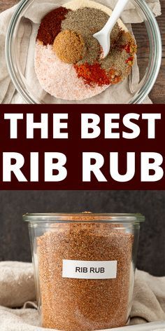 Best Rib Rub Recipe, Pork Rib Rub Recipe, Best Rib Rub, Rubs For Meat, Rib Rubs, Rub For Ribs, Ribs Recipe Oven, Rib Rub Recipe, Bbq Rub Recipe