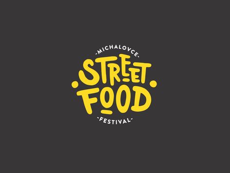 Street Food Festival logo by Vladimir Garabas on Dribbble Food Festival Logo, Food Logo Inspiration, Fast Food Logos, Food Logo Design Inspiration, Visuell Identitet, Logo Generator, Inspiration Logo Design, Festival Logo, Desain Buklet