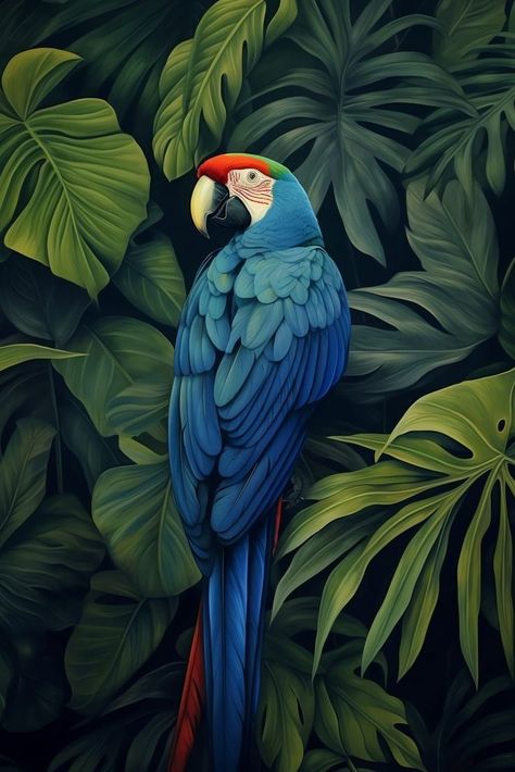 Toucan Art, Parrot Painting, Modern Art Canvas Painting, Parrots Art, Gouache Art, Nature Art Painting, Amazing Art Painting, Art Inspiration Painting, Hand Painting Art