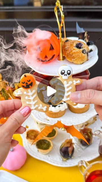 👫Have u fed ur girlfriend yet? on Instagram: "🚨 NEW 🚨 To celebrate spooky season, 
@anntremet has just launched NEW HALLOWEEN THEMED afternoon tea 🎃🕸️👻

For $52 per person, you will get to choose seasonal mini mirror glaze cakes, pair with specialty sandwiches, spooky cookies, scones, mini tarts, mini mousse cups and a pot of premium grade tea of your choice

Check it out! You can make a reservation via Opentable or the link in @anntremet ‘s bio. 
#feedyourgirlfriend 👫 #anntremet 
.
.
.
.
.
.
.
.

#iloveeating  #sweettooth 
  #eatinggood #foodporn 
 #newforkcity #tea  #lovefood  #foodie #nyceats #cakes
#foodshare #cutefood
 #halloween  #nybucketlist
 #dessert  #feedfeed
#ilovenewyork  #nycfood  #desserts 
 #eatingnyc #drinks #afternoontea" Tarts Mini, Spooky Cookies, Mini Mousse, Mousse Cups, Specialty Sandwiches, Mini Tarts, Mirror Glaze Cake, Mini Mirror, Mini Tart