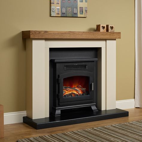 Electric Fire Suites, Electric Fireplace Suites, Fire Stove, Fire Surrounds, Electric Stove Fire, Fireplace Seating, Fireplace Suites, Shiplap Fireplace, Small Fireplace