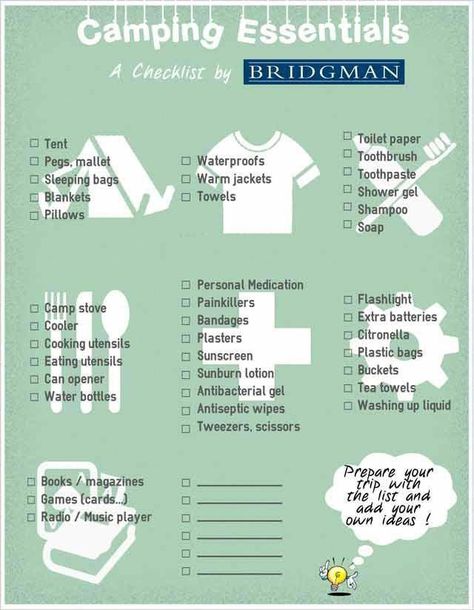 Camping Essentials Checklist from Bridgman - Prepare your next camping trip with this free printable checklist! #CampingChecklist Sunburn Lotion, Camping Lists, Essentials For Camping, Zelt Camping, Camping For Beginners, Camping Packing List, Essentials Checklist, Camping Diy, California Camping