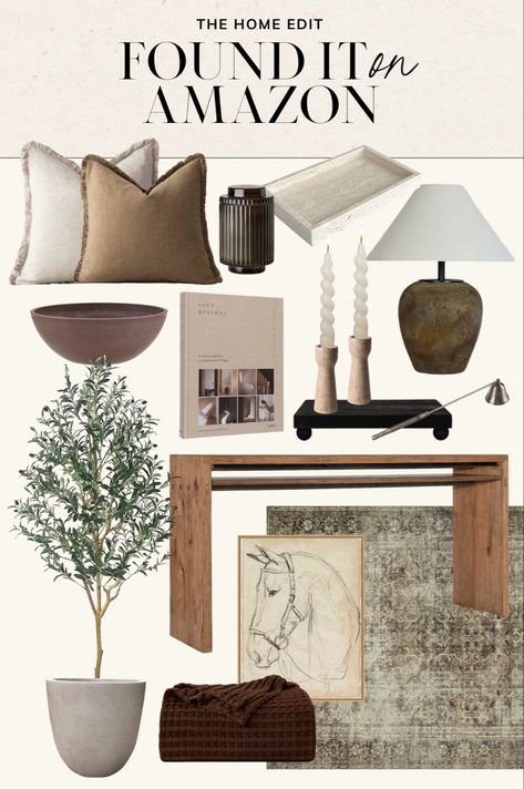 Organic modern decor favorites from Amazon! | home decor, neutral decor, amazon decor, amazon home Home Decor Influencer, Boho Scandinavian Living Room, Organic Modern Decor Living Room, Modern Organic Home, Modern Minimalist Living Room, Amazon Decor, Entryway Table Decor, Organic Modern Decor, The Home Edit