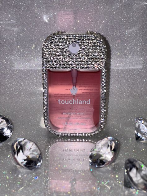 Here is one of my Ulta Buys not for sale just for show. I’ve always wanted to bedazzle this hand sanitizer and I finally got my hands on one 🤩 #touchland #ulta #bling #blingtouchland Bedazzle Skincare, Bedazzled Skincare And Makeup, Badazel Things, Things To Badazel, Beddazling Things, Things To Bedazzle Diy, Baddazle Things, Bedazzled Products, Bedazzled Skincare