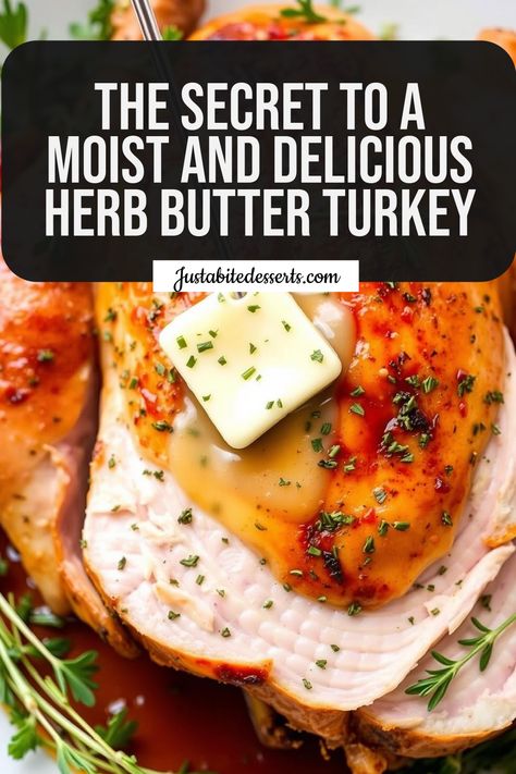 Gourmet Turkey Recipes, Herb Butter Turkey, Butter Turkey, Braised Short Ribs Recipe, Sage Stuffing, Creamy Cauliflower Soup, Cauliflower Soup Recipes, Short Ribs Recipe, Garlic Herb Butter