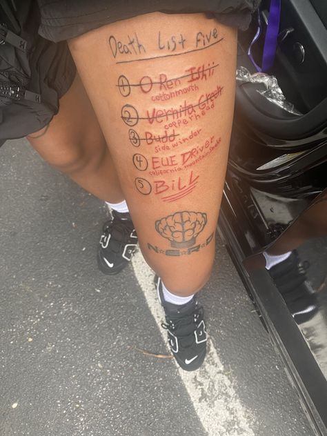 Gogo Kill Bill Tattoo, Red Knee Tattoo, Kill Bill Tattoo, Knee Tattoos Women, List Tattoo, Tatoo Styles, Black Men Tattoos, Tattoo 2024, Dream Things