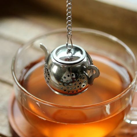 Stainless Steel Tea Strainer Filter | Stainless Steel Teapot Accessories - Cute Tea - Aliexpress Tea Diffuser, Spice Tea, Mesh Strainer, Tea Filter, Tea Strainer, Tea Infuser, A Cup Of Tea, Loose Leaf Tea, Black Tea