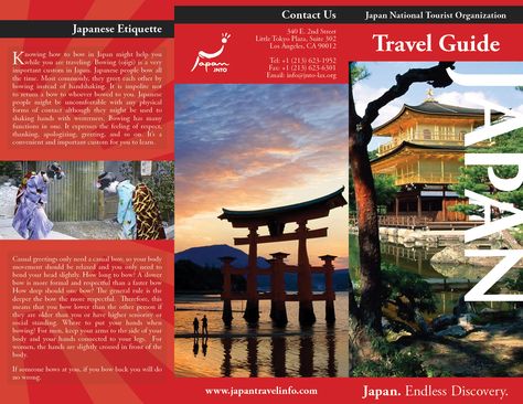 Japan Brochure Design, Japan Travel Brochure, Japan Brochure, Graphic Design Japan, Travel Brochure Design, Place Wallpaper, Brochure Templates Free Download, Tourism Design, Brochure Design Layouts