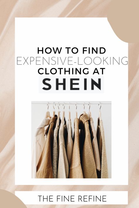 How to find expensive looking clothing at shein clothes rack Minimalist Tips, Shein Finds, A Box Of Chocolates, How To Look Expensive, Look Put Together, Fast Fashion Brands, Box Of Chocolates, Look Expensive, Follow My Page