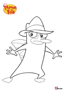 Phineas And Ferb Drawings Easy, Phineas E Ferb, Disney Character Drawings, Phineas Y Ferb, Perry The Platypus, Easy Cartoon Drawings, Disney Art Drawings, Phineas And Ferb, Simple Cartoon