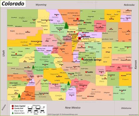 Map of Colorado Map Of Colorado, Usa Maps, Kansas Map, Airport Map, Us State Map, Fourth Grade Resources, Colorado Map, Colorado City, Fort Morgan