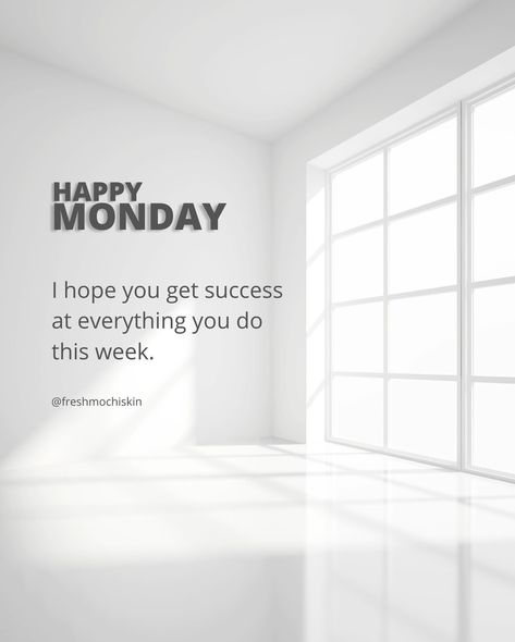 ✨Positive Vibes Always✨ Here Another Awesome New Week😉 “Happy Monday! Embrace the new week with open arms and a grateful heart. Remember, each day is a fresh start to chase your dreams and make them a reality.” #positivevibesonly💯 #mondaymotivations #mondaymorningmotivation #mondayquotes #mondayaffirmations #happymonday😊 #mondayvibes✌️#newweeknewstart #newweeknewgoals #newweekmotivation #newweekvibes Are you looking forward to this new week ? Business Morning Quotes, Happy Monday Quotes Positivity, Monday Business Quotes, New Week Motivation Inspiration, Positive Week Quotes, Happy New Week Images, New Week Quotes Motivation, Monday New Week Quotes, Monday Morning Quotes Positive