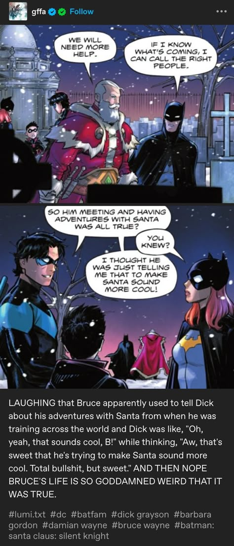 Nightwing Funny Comics, Batfam Age Reverse, Justice League Meets Batfamily, Dnd Batman, Batfamily Mermaid Au, Batfamily Fanart Cute, Batman And Superman Funny, Cryptid Batman, Battinson Fanart