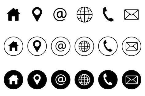 Contact Us Icon, Picture Communication Symbols, Email Symbol Icons, Telephone Symbol Icons, Wireless Communication Illustration, Communication Icon, Mail Icon, Flat Vector Illustration, Web Icons