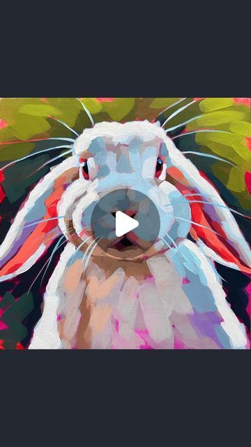 Ali Kay Studio on Instagram: "Hoppy almost Easter, friends! This cute little bunny is part of the Spring 2024 collection, for VIP Fresh Paint members. #artteacher #alikay #onlinepaintingclass #learntopaint #acrylicpainting #goldenpaints #beginnerpainter" Ali Kay Art, Ali Kay, Online Painting Classes, Pets Portrait, Golden Painting, Watercolor Pet Portraits, Drawing Board, Learn To Paint, Spring 2024