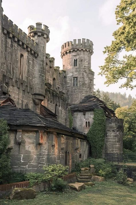 Julie Garwood, Spooky Decorations, Medieval Aesthetic, Old Castle, Creepy Houses, Chateau Medieval, Castle Aesthetic, European Castles, Medieval Houses