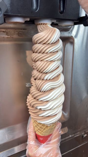 Hampton Chocolate Factory on Instagram: "Follow the Hampton Chocolate Factory for more Giant Ice Cream Cones!! 🍦 #dietstartstomorrow #diet #dietfood #eat #icecream #freakshakes #giantfood #yummy #viral #satisfying"