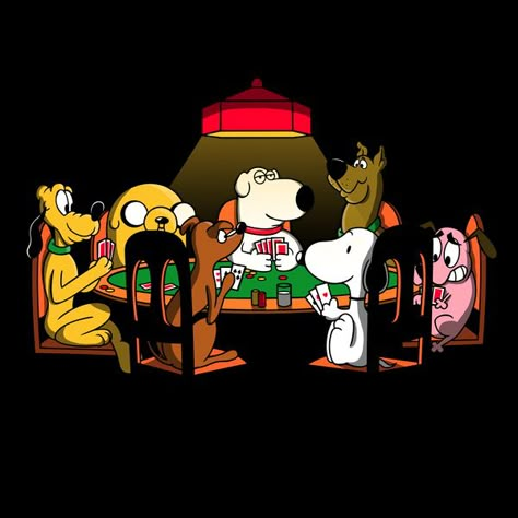 Images Pop Art, Dogs Playing Poker, Dogs Playing, Images Kawaii, Dope Cartoon Art, Cartoon Crossovers, Cartoon Wallpaper, Cartoon Drawings, Scooby Doo