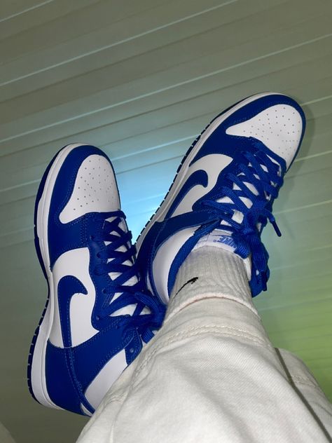 Dark Blue Nike Dunks, Cute Jordans, Jordans Air, Royal Clothes, School Shoe, Jordans Nike, Pretty Sneakers, Outfit Sneakers, Back To School Shoes