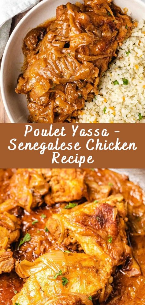 Poulet Yassa – Senegalese Chicken Recipe | Cheff Recipes Senegalese Chicken Yassa, Senegalese Recipes Chicken, African Crockpot Recipes, Yassa Chicken Recipe, Senegalese Recipes Dishes, West African Food Recipes, Senegalese Food Recipes, Senegal Recipes, Senegalese Dishes